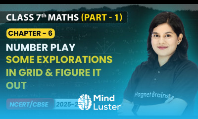 Some Explorations in Grid Figure it Out Number Play Class 7 Maths Part 1 Ch 6 CBSE 2025 26