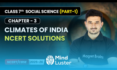 Climates of India NCERT Solutions Chapter 3 Class 7th Social Science Part 1 CBSE 2025 26
