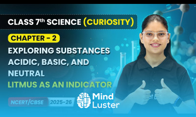 Litmus As An Indicator Chapter 2 Class 7th Science Curiosity CBSE 2025 26