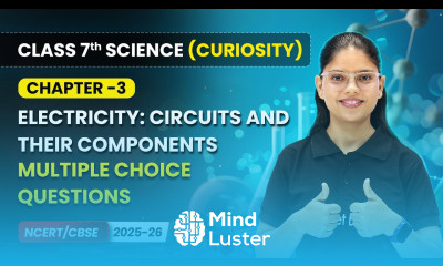Electricity Circuits their Components MCQ S Ch 3 Class 7 Science Curiosity CBSE 2025 26