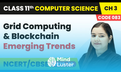 Grid Computing Blockchain Emerging trends Class 11 Computer Science Chapter 3 CBSE 2025 26