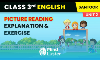 Picture Reading Explanation Exercise Unit 2 Toys and Games Class 3 English Santoor