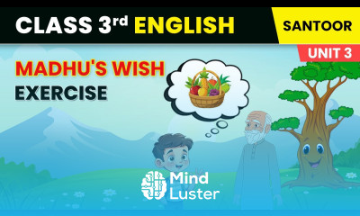 Madhu s Wish Exercise Unit 3 Good Food Class 3 English Chapter 9 Santoor