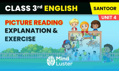 Picture Reading Explanation Exercise Unit 4 The Sky Class 3 English Santoor