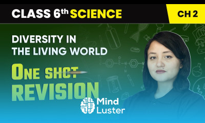 Diversity in the Living World One Shot Revision Class 6 Science Chapter 2 CBSE 2025 26