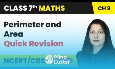 Perimeter and Area Quick Revision Class 7 Mathematics Chapter 9 CBSE 2024 25