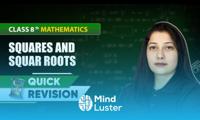 Squares and Squar Roots Quick Revision Class 8 Mathematics Chapter 5 CBSE 2024 25