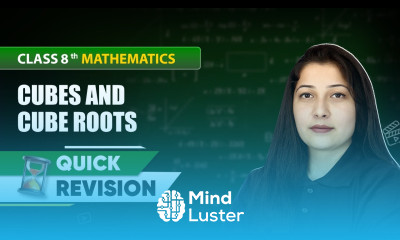 Cubes and Cube Roots Quick Revision Class 8 Mathematics Chapter 6 CBSE 2024 25