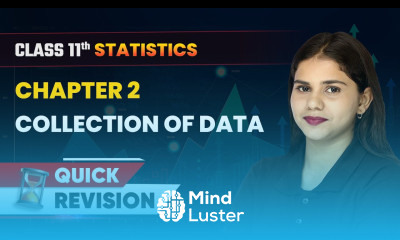 Collection of Data Quick Revision Class 11 Economics Statistics Chapter 2 CBSE 2024 25