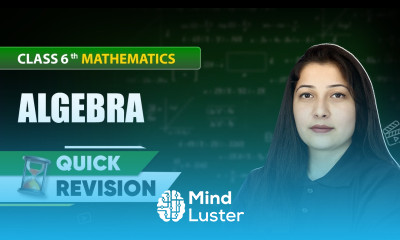 Algebra Quick Revision Class 6 Mathematics Chapter 11 CBSE 2025 26