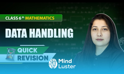 Data Handling Quick Revision Class 6 Mathematics Chapter 9 CBSE 2025 26