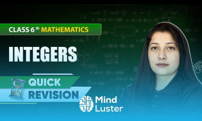Integers Quick Revision Class 6 Mathematics Chapter 6 CBSE 2025 26