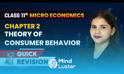 Theory of Consumer Behavior Quick Revision Class 11 Economics Chapter 2 CBSE 2024 25