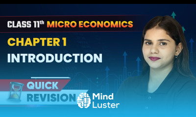 Introduction Quick Revision Class 11 Economics Chapter 1 CBSE 2024 25 quickrevision