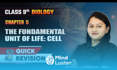 The Fundamental Unit Of Life Cell Quick Revision Class 9 Biology Chapter 5 CBSE 2025 26