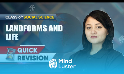 Landforms and Life Quick Revision Class 6 Social Science Chapter 3 CBSE 2025 26