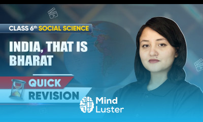 India That Is Bharat Quick Revision Class 6 Social Science Chapter 5 CBSE 2025 26