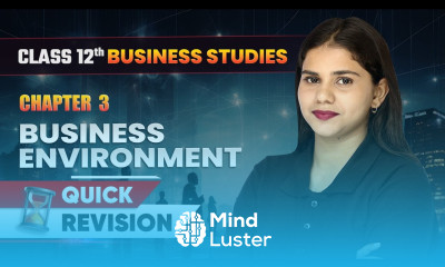 Business Environment Quick Revision Class 12 Business Studies Chapter 3 CBSE 2024 25