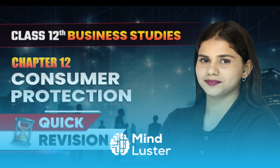 Consumer Protection Quick Revision Class 12 Business Studies Chapter 12 CBSE 2024 25