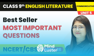 Best Seller Most Important Questions Class 9 English Unit 5 Fiction 5 CBSE 2025 26