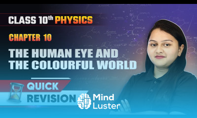 The Human Eye and the Colourful World Quick Revision Class 10 Physics Chapter 10 CBSE 2024 25