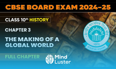 The Making of a Global World Full Chapter Class 10 History Chapter 3 CBSE 2024 25