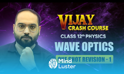 Wave Optics One Shot Revision Part 1 Class 12 Physics Chapter 10 Vijay Crash Course 2024 25