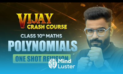 Polynomials One Shot Revision Class 10 Maths Vijay Crash Course Chapter 2 live
