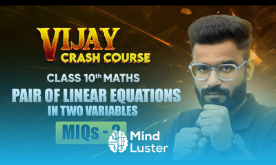 Pair of Linear Equations in Two Variables Most Important Questions Part 2 Class 10 Maths Ch 3