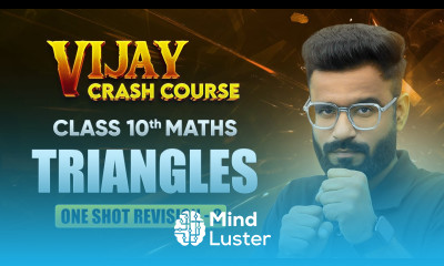 Triangles One Shot Revision Part 2 Class 10 Maths Chapter 6 Vijay Crash Course 2024 25