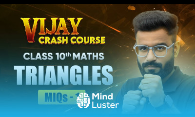 Triangles Most Important Questions Part 1 Class 10 Maths Chapter 6 Vijay Crash Course live