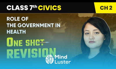 Role of the Government in Health One Shot Revision Class 7 Civics Chapter 2 CBSE 2024 25