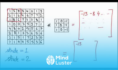 Strided Convolution in Hindi