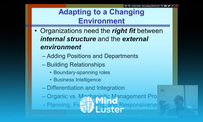 Organization Theory and Design Chapter 2 Part 3 The External Environment