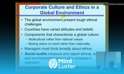 Organization Theory and Design Chapter 7 Part 4 Organizational Culture Value based Leadership