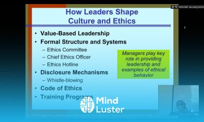 Organization Theory and Design Chapter 7 Part 5 Organizational Culture Shaping the culture
