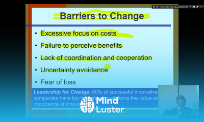 Organization Theory and Design Chapter 8 Part 6 Innovation and Change Management