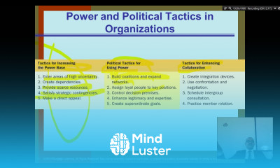 Organization Theory and Design Chapter 10 Part 3 Conflict Power and Politics