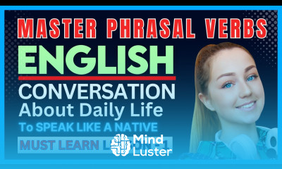 Phrasal Verbs With Daily English Conversation L 1 English Conversation Learn English Vocab