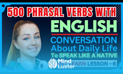 Phrasal Verbs With Daily English Conversation L 6  English Conversation  Learn English Vocab 