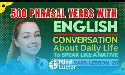 Master Phrasal Verbs With English Conversation L 20  English Conversation Practice Phrasal Verbs