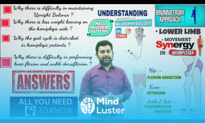 BRUNNSTROM APPROACH BASIC LOWER LIMB SYNERGIES IN HEMIPLEGIA PATIENTS