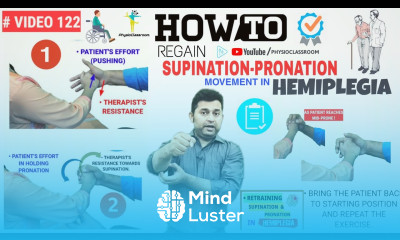 EXERCISE STRATEGIES TO RETRAIN PRONATION SUPINATION MOVEMENT IN STROKE HEMIPLEGIA PATIENTS
