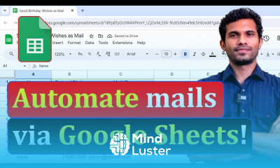 Send Automatic Birthday Wishes Google Sheets Tutorial