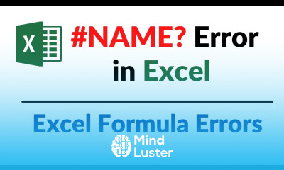 NAME Error in Excel