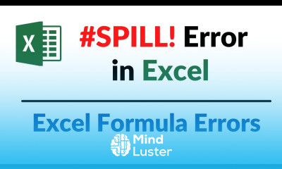 SPILL Error in Excel