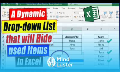 Drop Down List that hides used Items