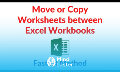 How to move Worksheets between Excel Workbooks