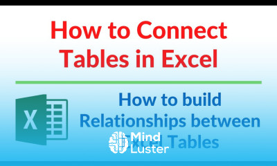 How to Connect Tables in Excel