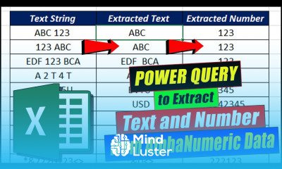 Extract Number and Text from Alphanumeric Data